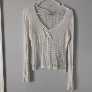 Vintage white lace top